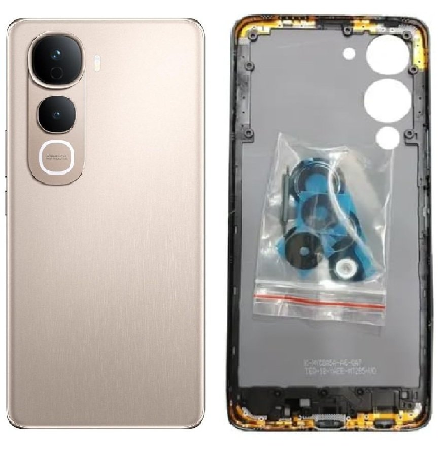 Vivo Y400 Pro 5G Full Body Housing Replacement Back Frame Middle Chassis with Side Keys – Gold, Green, Maroon & White