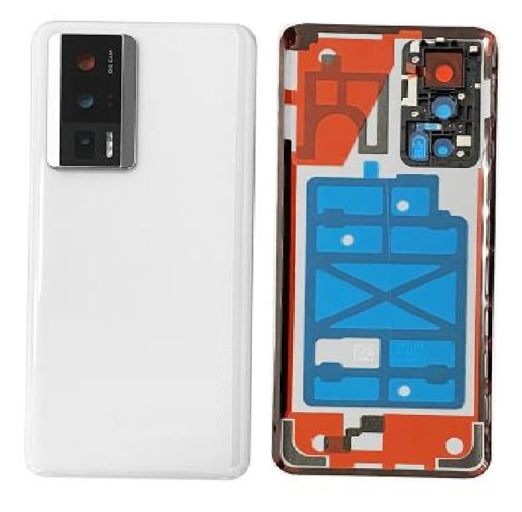 Compatible Replacement POCO F5 Pro 5G Back Panel Battery Cover Replacement – Green, White, Black & Blue Color: White