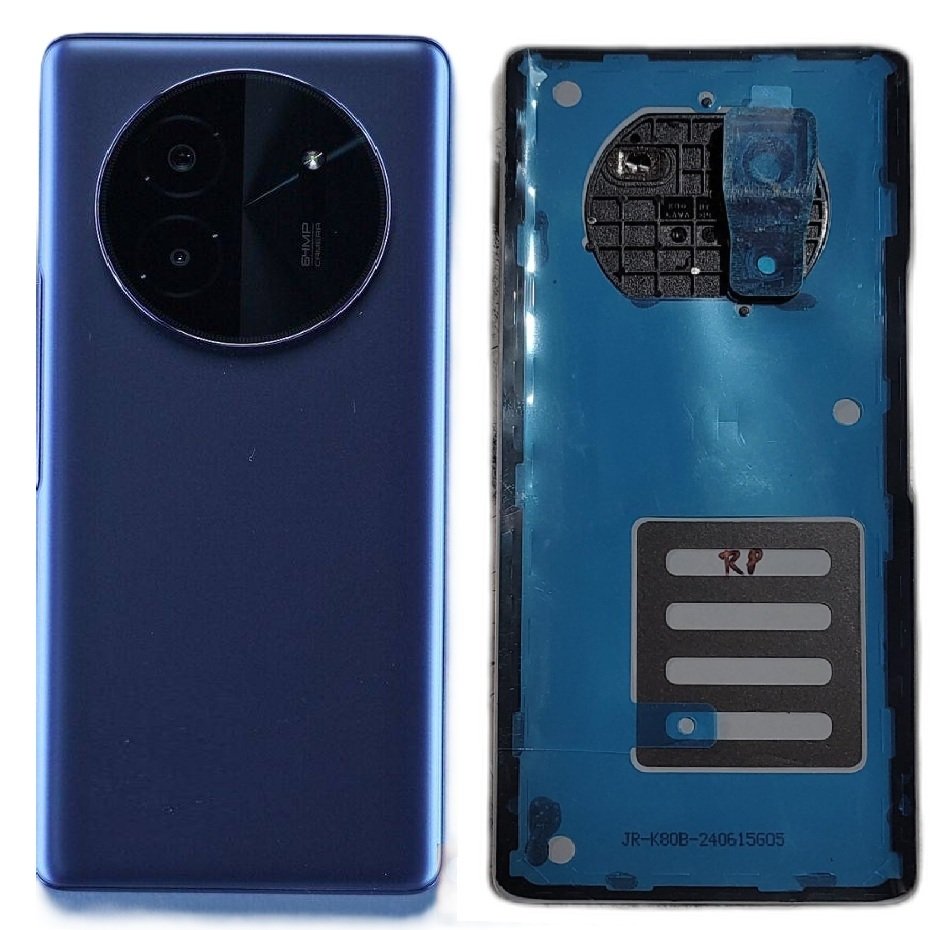 Compatible Replacement Lava Blaze X 5G Back Panel Battery Cover Replacement – Gold & Blue Color: BLUE