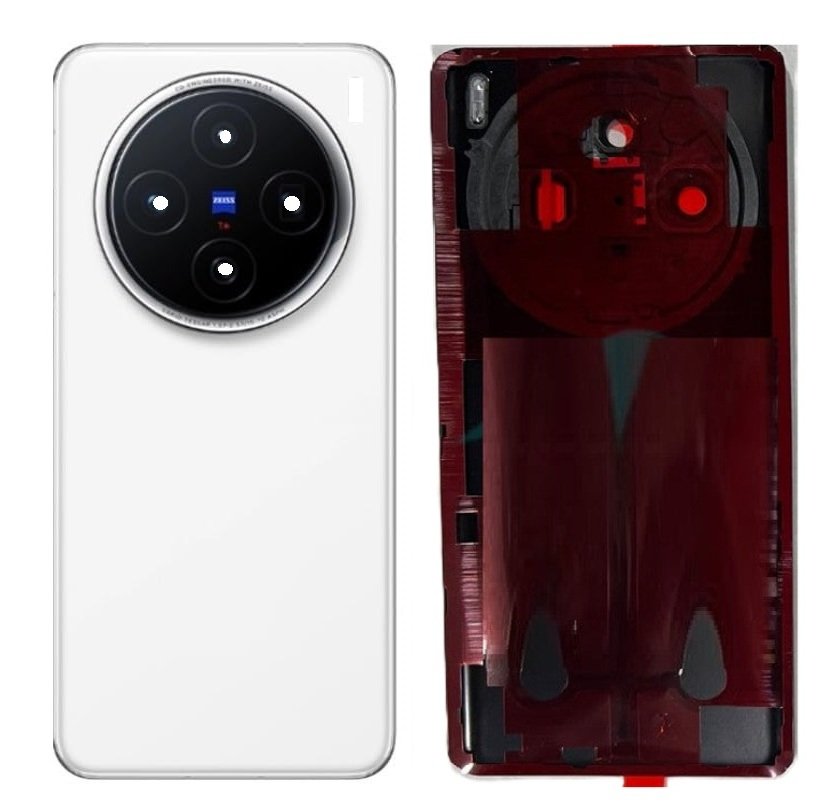 Compatible Replacement Vivo X200 5G Back Panel Battery Cover Replacement – Black, Blue, Green & White Color: WHITE