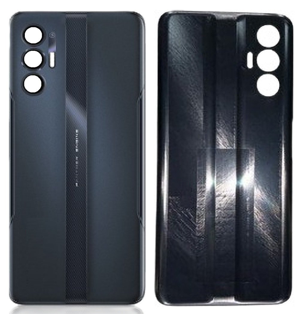Compatible Replacement Tecno Pova 3 4G Back Panel Battery Cover Replacement – Blue, Black & Silver Color: BLACK