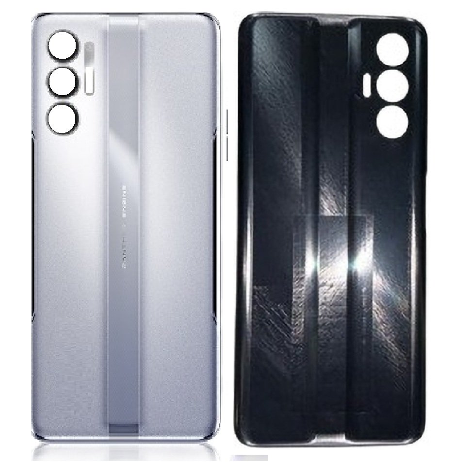 Compatible Replacement Tecno Pova 3 4G Back Panel Battery Cover Replacement – Blue, Black & Silver Color: SILVER
