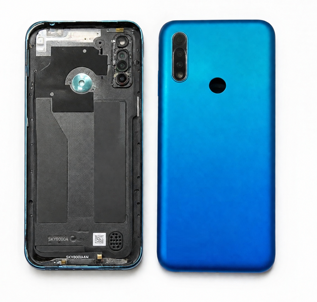 Motorola G8 Power Lite 4G Back Panel Battery Cover Replacement – Violet & Sky Blue