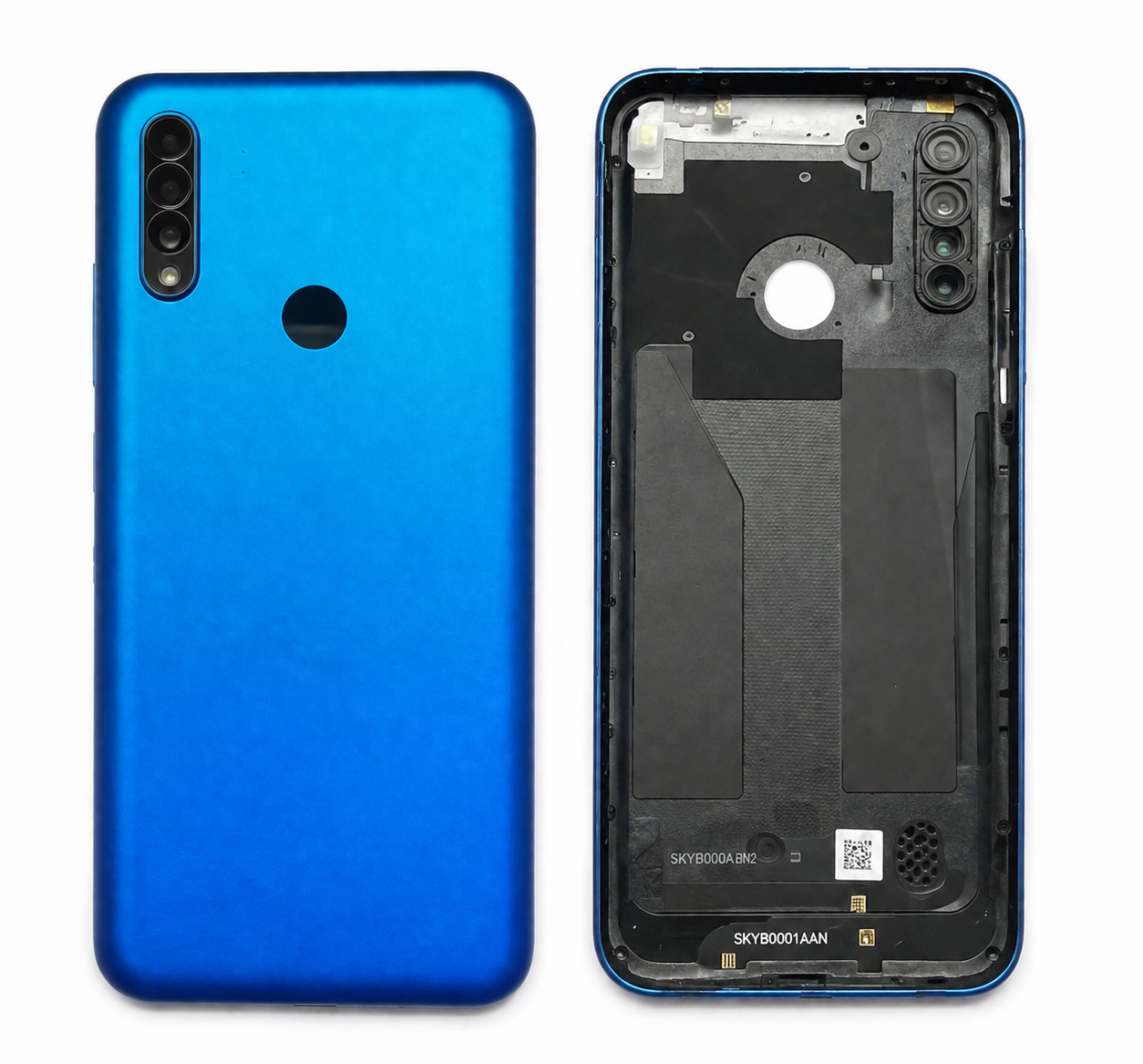 Motorola G8 Power Lite 4G Back Panel Battery Cover Replacement – Violet & Sky Blue Color: skyblue