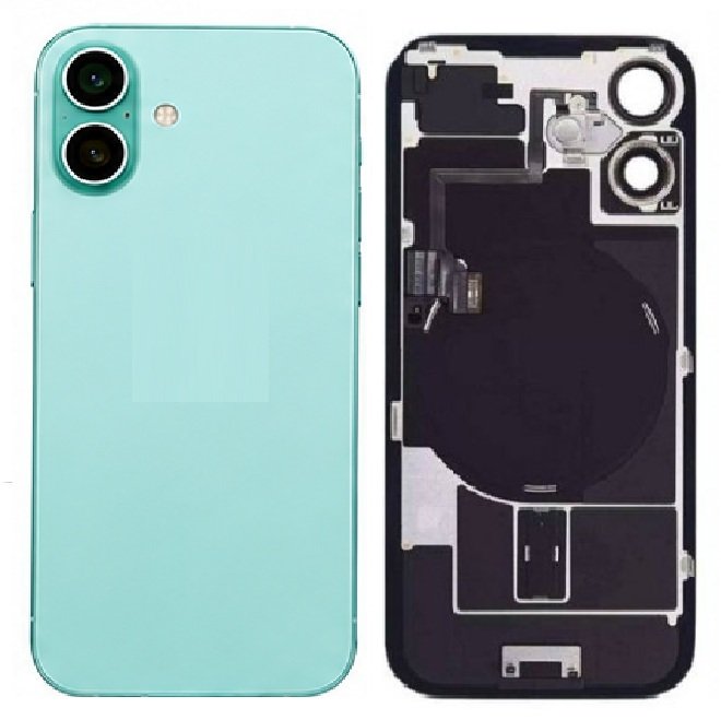 Compatible Replacement for iPhone 16 Plus Housing Body – White, Black, Blue, Pink & Green Color: Green
