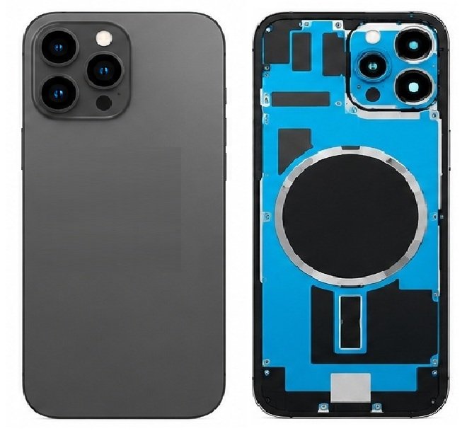Compatible Replacement for iPhone 16 Pro Back Panel – Black, Gold, White & Grey