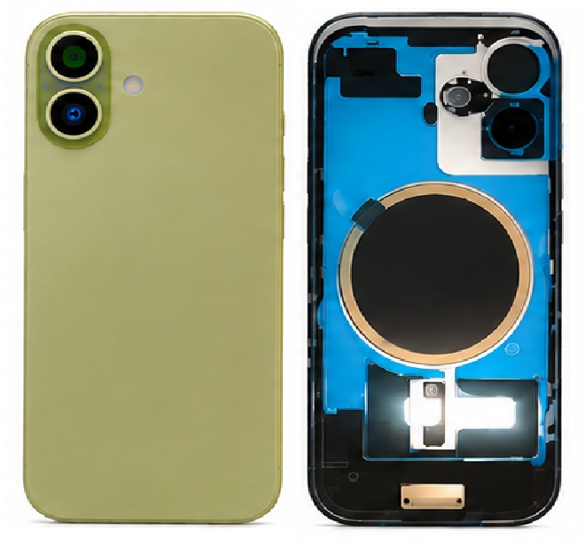 Compatible Replacement for iPhone 17 Back Panel – Blue, Black, Purple, Green & White Color: Green