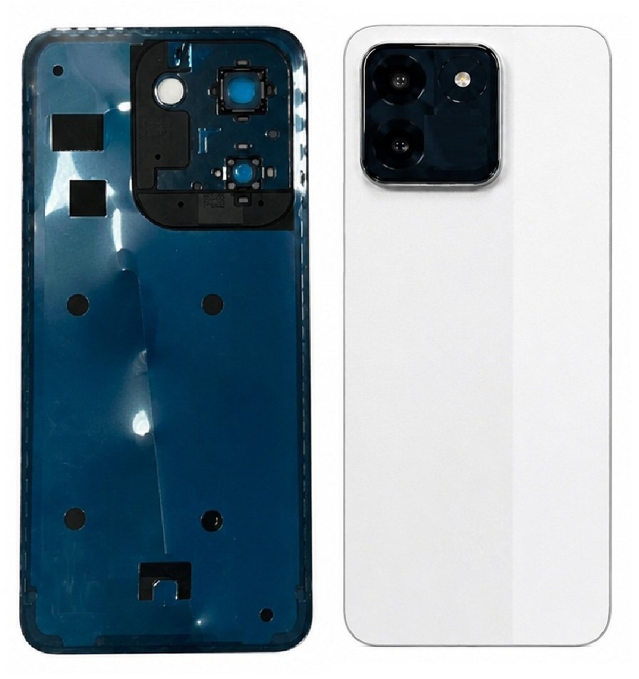 Compatible Replacement for POCO C85 5G Back Panel – Black, White & Blue Color: White