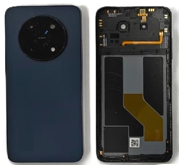 Compatible Replacement Lava Yuva 5G Full Body Housing (Black & Green)