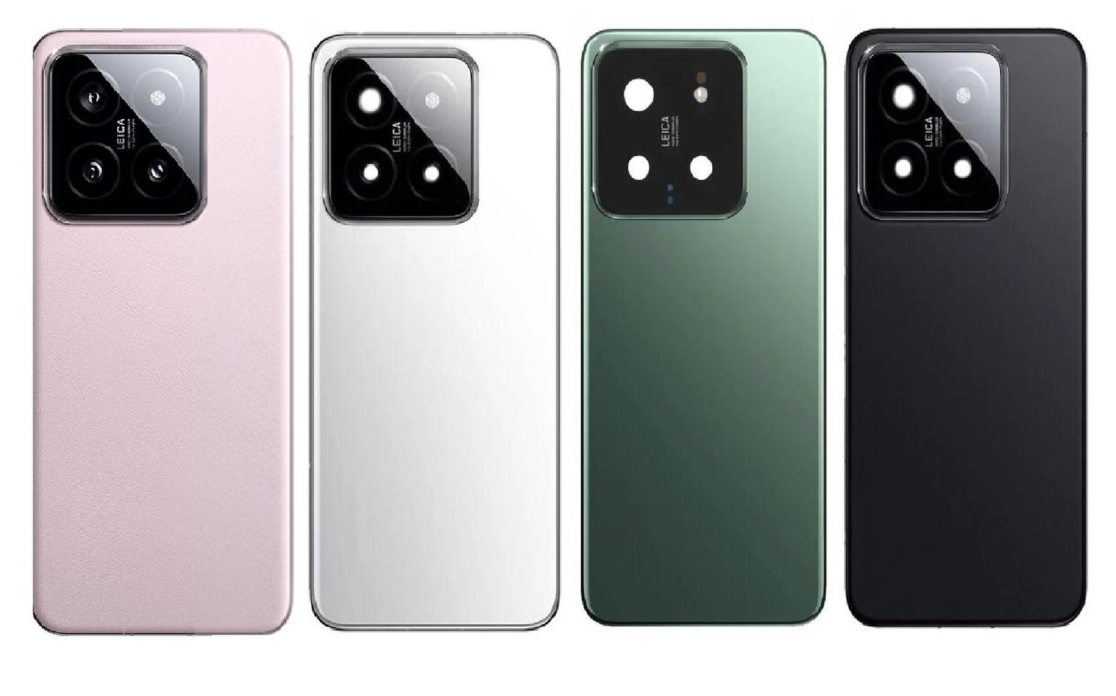 for.Xiaomi Redmi 14 Back Panel  – Pink, White, Green & Black