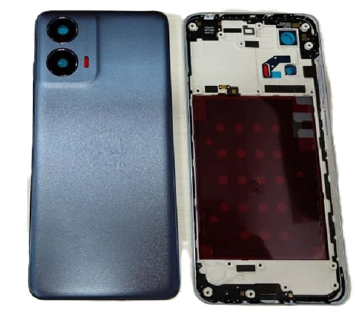 Motorola G24 5G Full Body Housing Replacement Back Frame Middle Chassis with Side Keys – Black, Grey, Silver, Pink & Gold