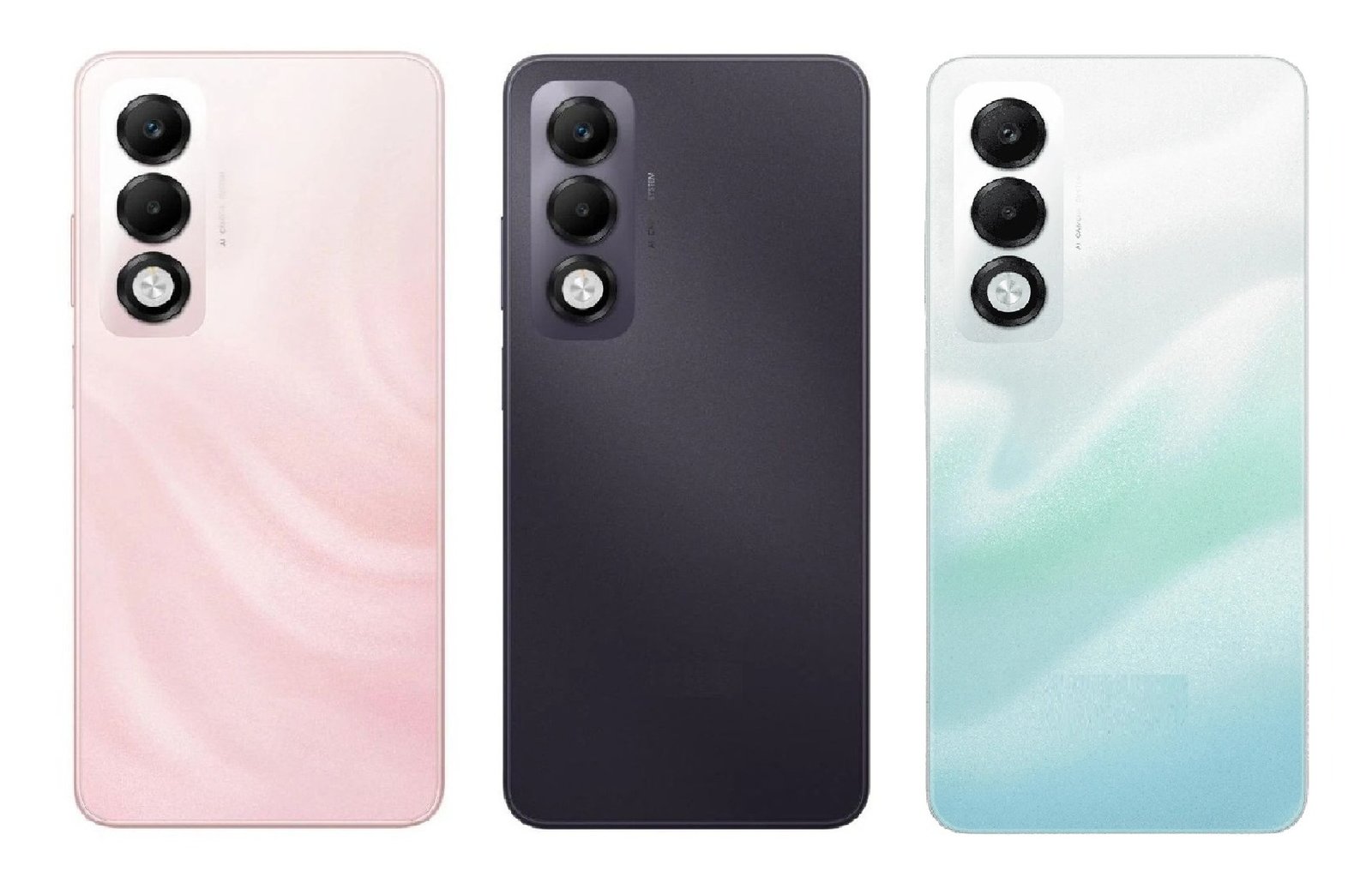 Compatible Replacement Oppo K13x 5G Full Body Housing Replacement Back Frame Middle Chassis with Side Keys – Pink, Black & White