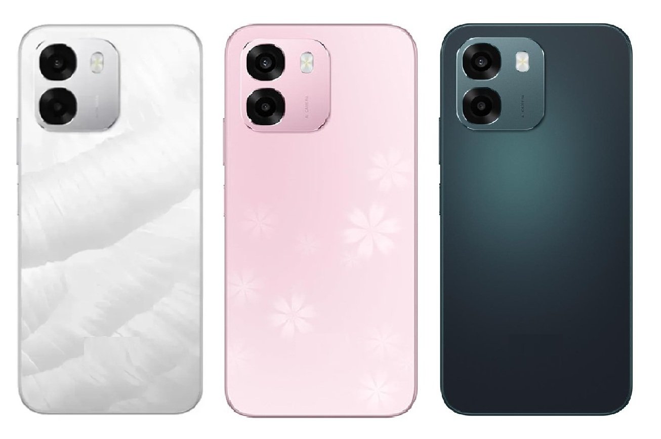 Compatible Replacement Oppo A6 5G Full Body Housing Replacement Back Frame Middle Chassis with Side Keys – Green, White & Pink