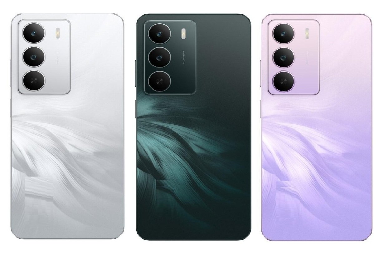 Compatible Replacement Realme P3 Lite 5G Full Body Housing Replacement Back Frame Middle Chassis with Side Keys – White, Green & Purple