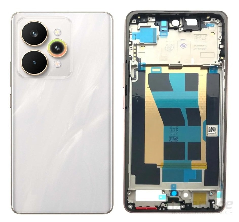 Realme 15 Pro 5G Full Body Housing Replacement Back Frame Middle Chassis with Side Keys – Black, Purple, White & Brown