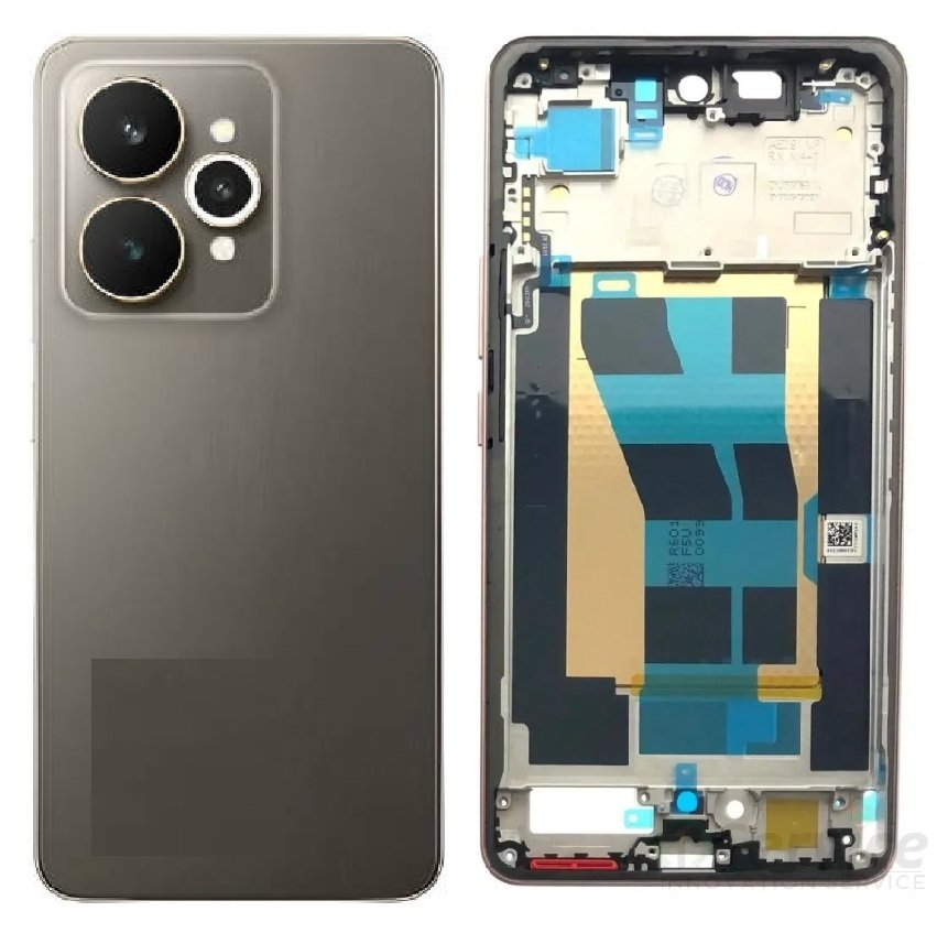 Realme 15 Pro 5G Full Body Housing Replacement Back Frame Middle Chassis with Side Keys – Black, Purple, White & Brown