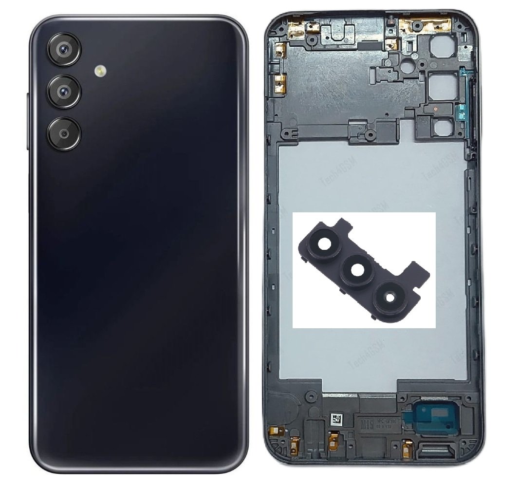 Samsung Galaxy F15 5G Full Body Housing Replacement Back Frame Middle Chassis with Side Keys – Grey, Black, Green & Purple