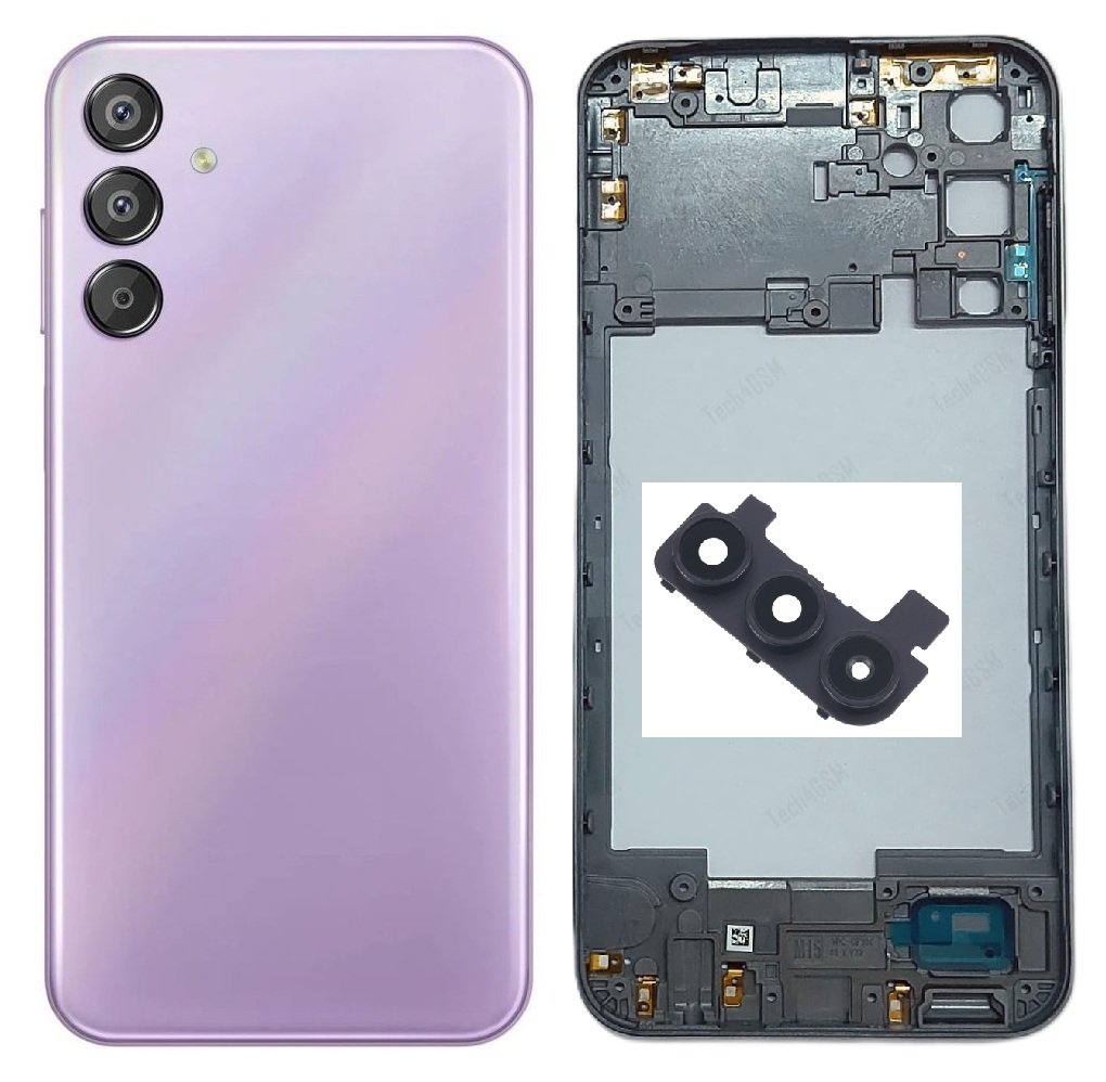 Samsung Galaxy F15 5G Full Body Housing Replacement Back Frame Middle Chassis with Side Keys – Grey, Black, Green & Purple