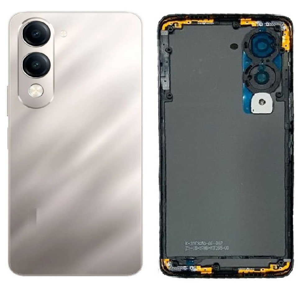 Vivo Y04 4G Full Body Housing with Side Keys – Purple, Gold & Black