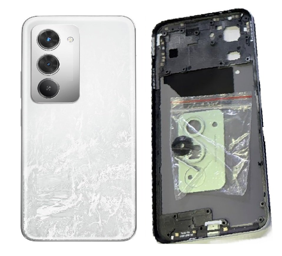 Redmi 15 5G Full Body Housing Replacement Back Frame Middle Chassis with Side Keys – Gold, Green, Black, Purple & White
