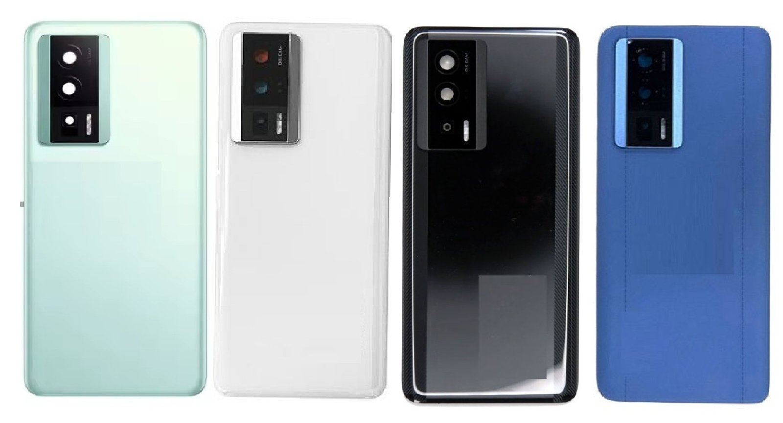 Compatible Replacement POCO F5 Pro 5G Back Panel Battery Cover Replacement – Green, White, Black & Blue