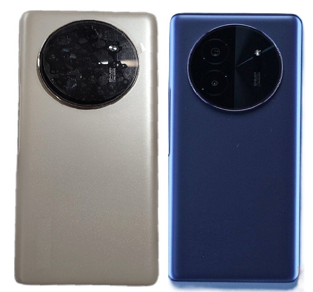 Compatible Replacement Lava Blaze X 5G Back Panel Battery Cover Replacement – Gold & Blue