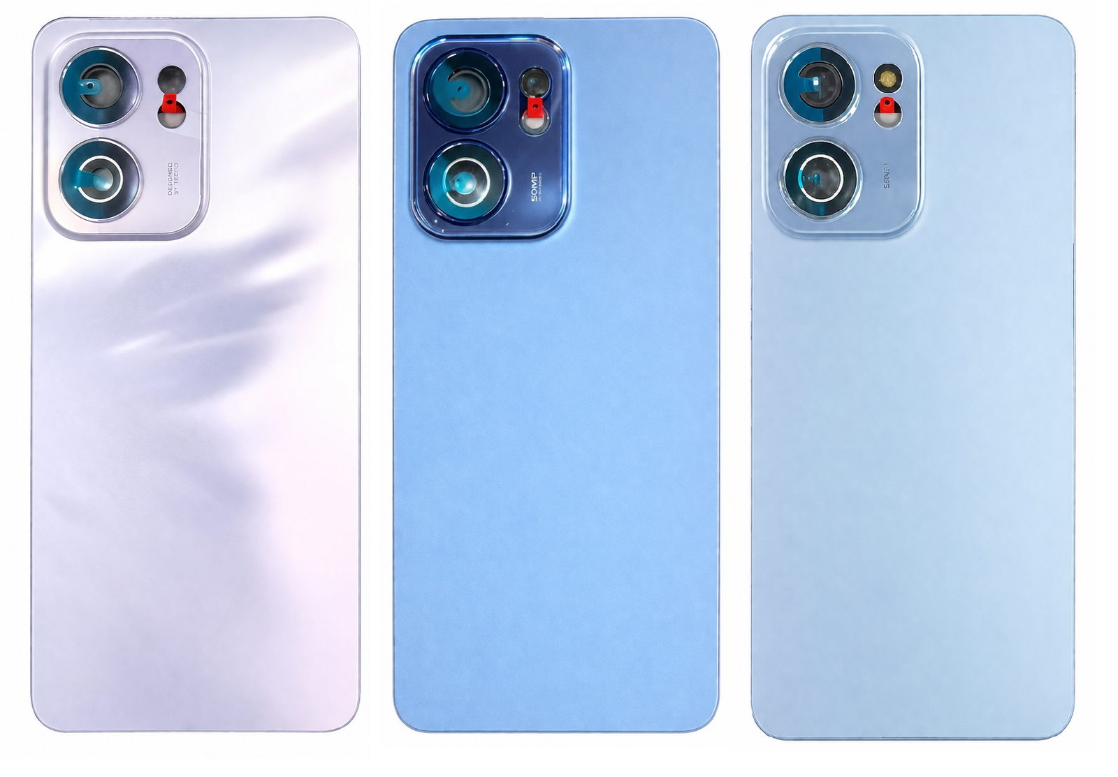Compatible Replacement OPPO Reno 13F 5G Back Panel Battery Cover Replacement – Deep Blue, Sky Blue & Purple