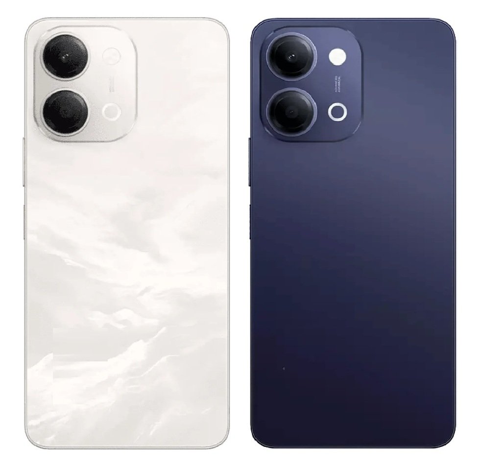 Compatible Replacement Vivo Y11 5G Full Body Housing Replacement Back Frame Middle Chassis with Side Keys – Black & White