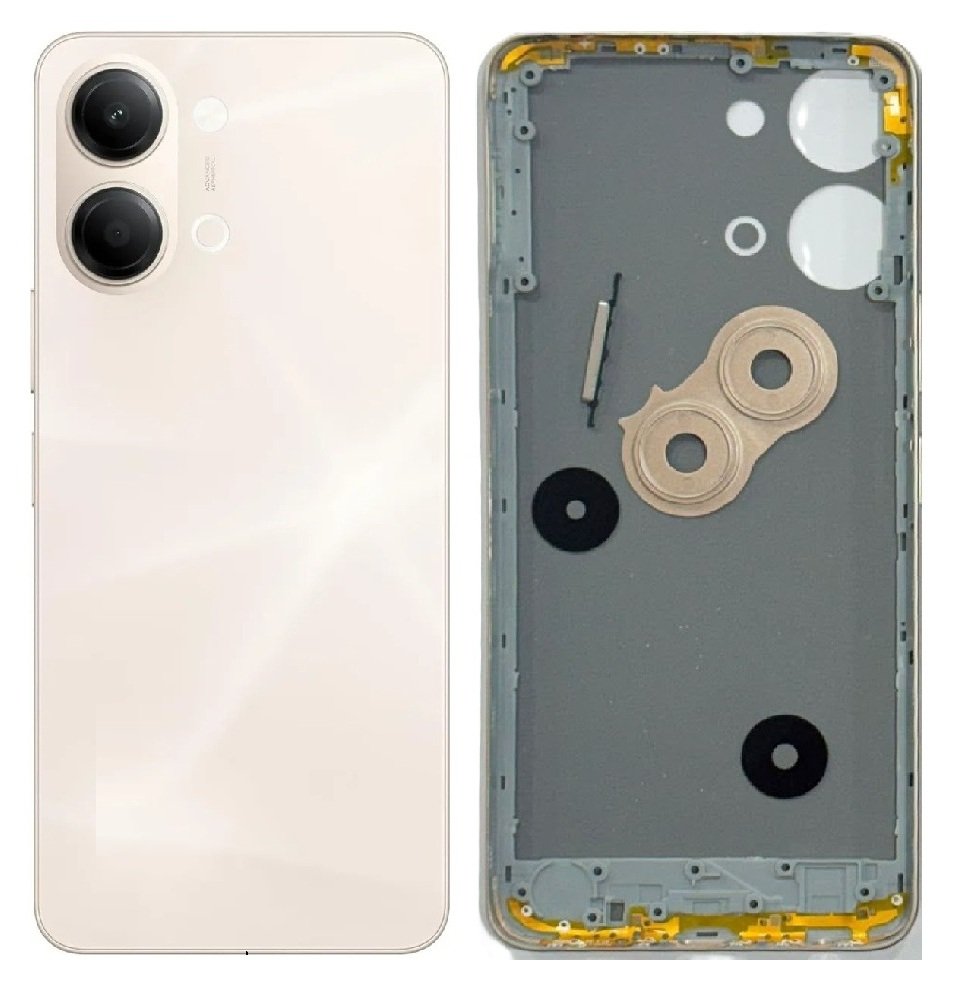 Vivo Y21 5G / Y05 5G Full Body Housing Replacement Back Frame Middle Chassis with Side Keys – White, Blue & Black