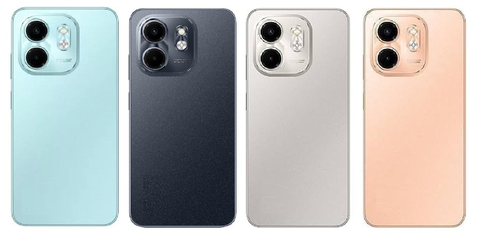 Infinix Smart 9 HD 4G Full Body Housing Replacement Back Frame Middle Chassis with Side Keys – Black, Blue, Grey & Orange