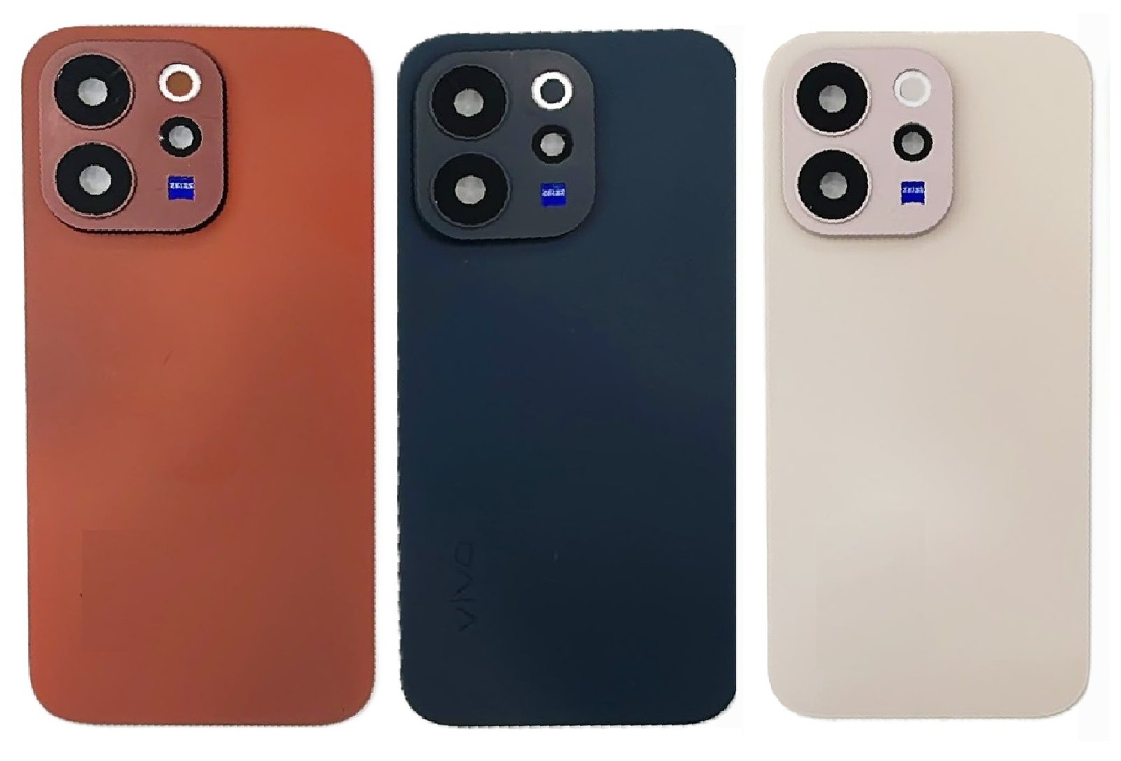 Compatible Replacement Vivo V70 Elite 5G Back Panel Battery Cover Replacement – Red, Black & Gold