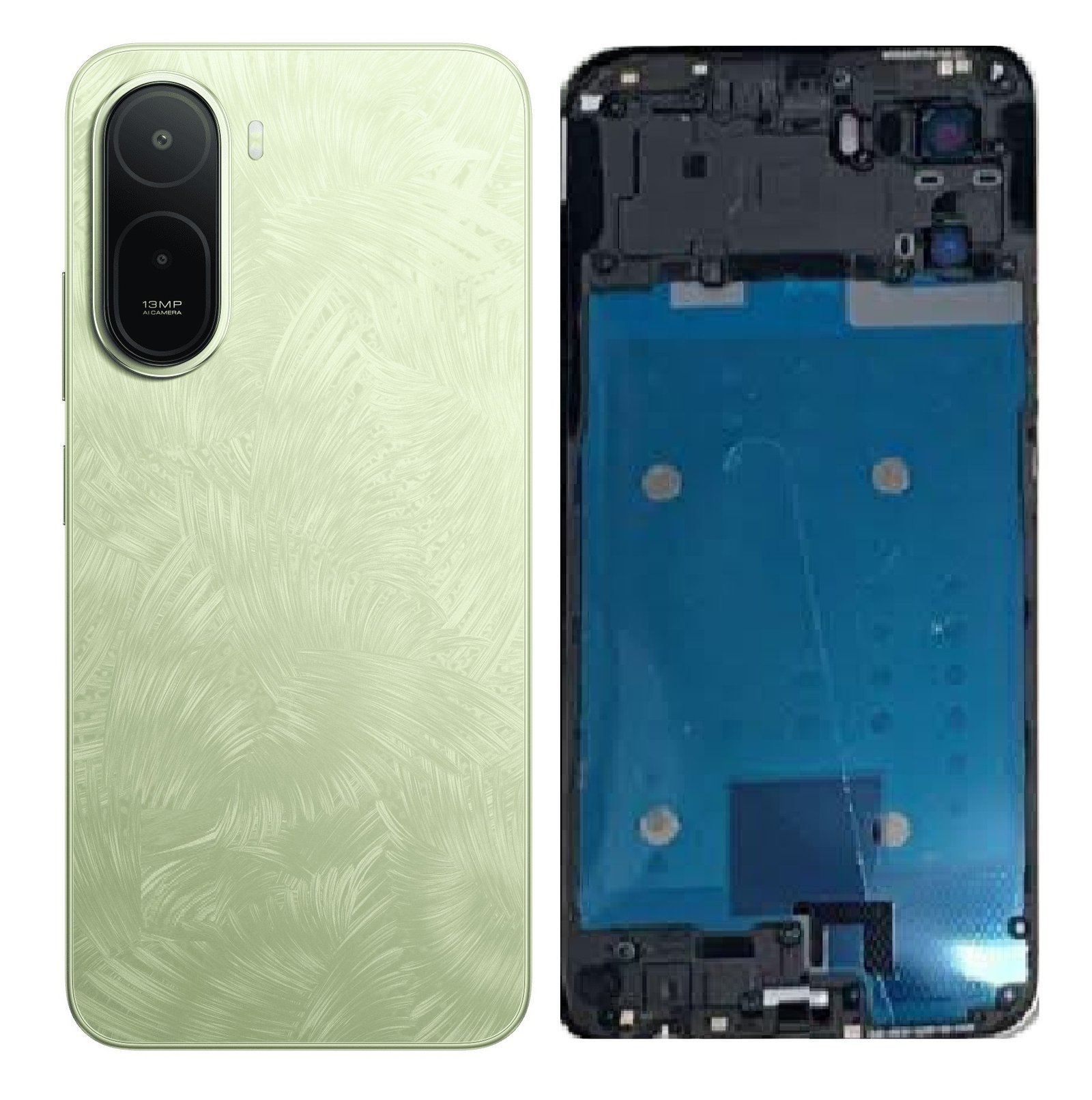Xiaomi Redmi A7 Pro 4G Full Body Housing Replacement Back Frame Middle Chassis with Side Keys – Blue, Black, Green & Orange