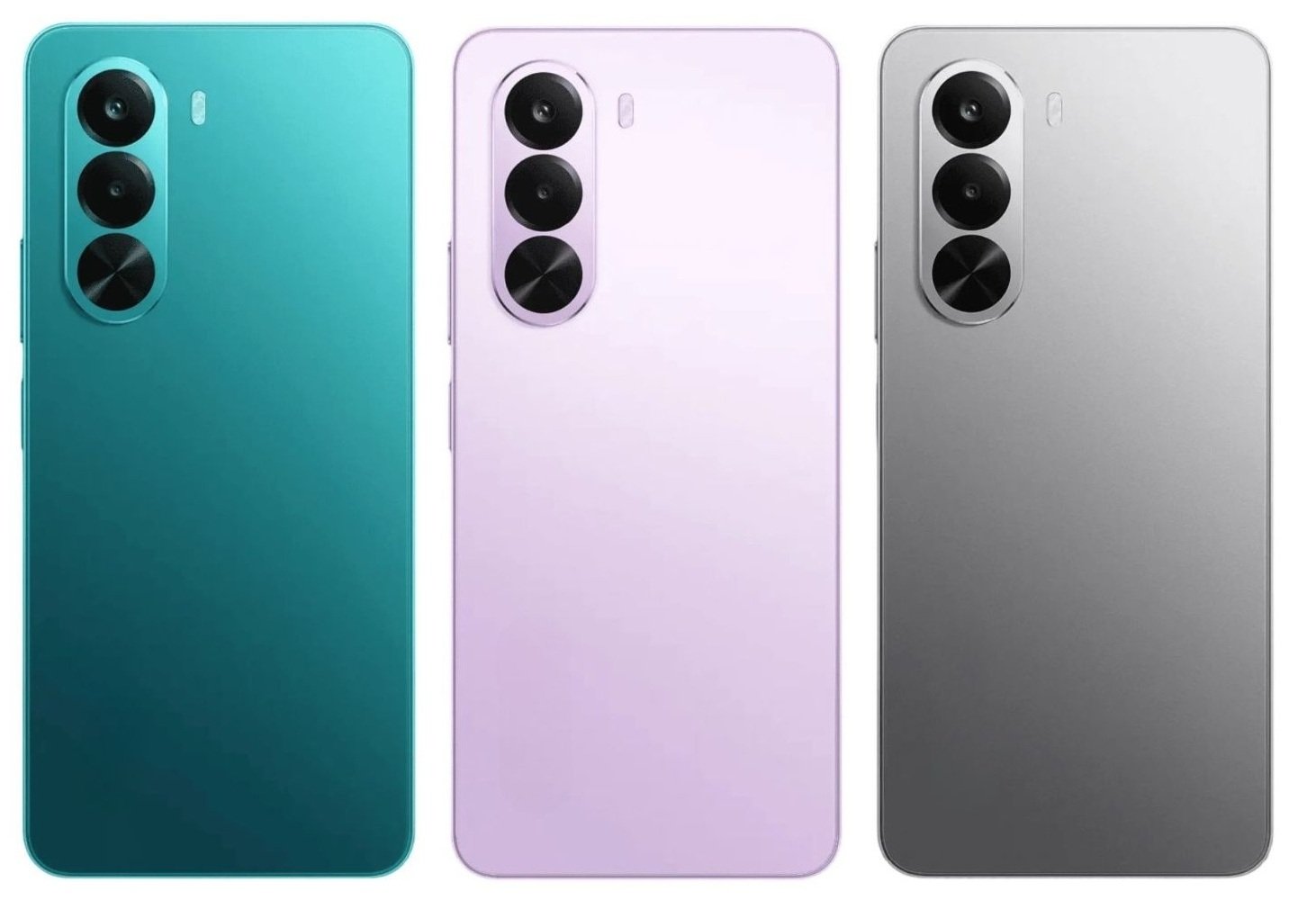 Compatible Replacement Realme P4X 5G Full Body Housing Replacement Back Frame Middle Chassis with Side Keys – Green, Purple & Grey