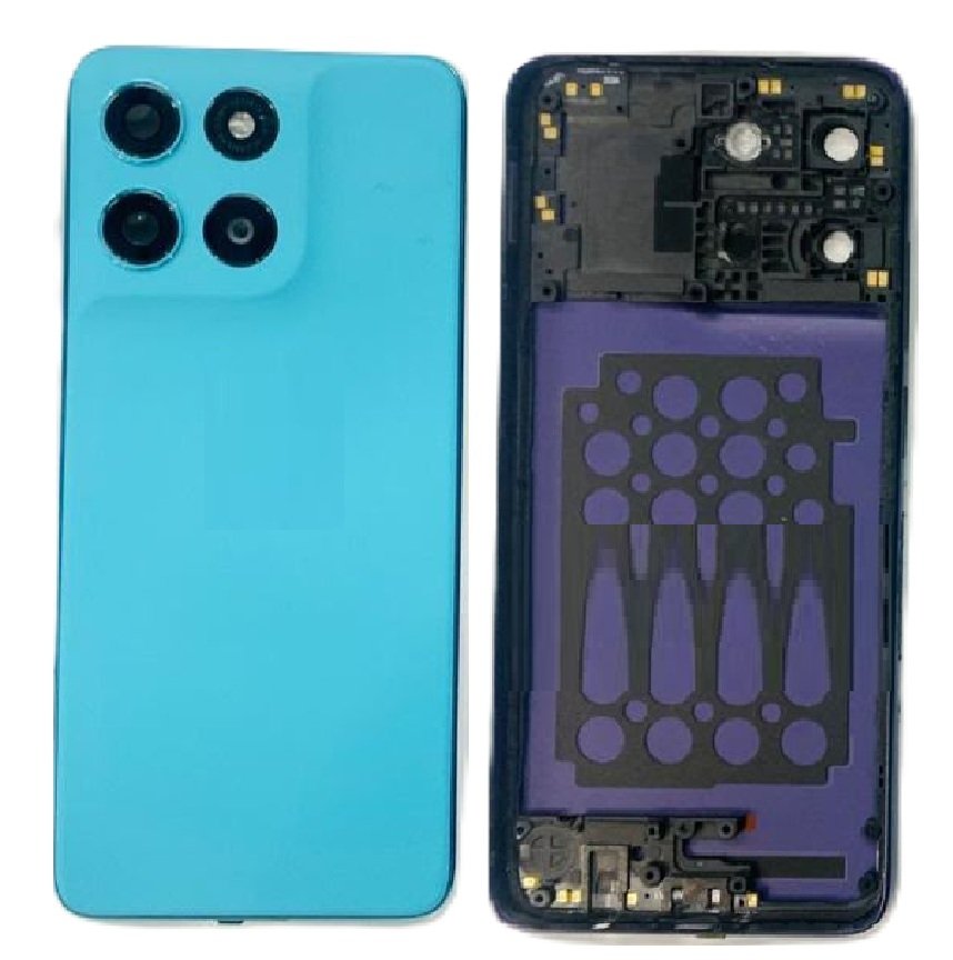 Motorola G67 5G Full Body Housing Replacement Back Frame Middle Chassis with Side Keys – Blue, Green & Purple