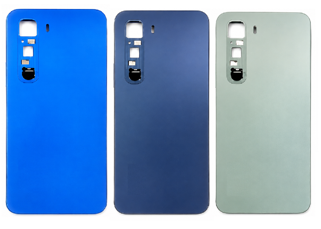 Compatible replacement Infinix Hot 60 5G Full Body Housing Replacement Back Frame Middle Chassis with Side Keys – Blue, Navy Blue & Green