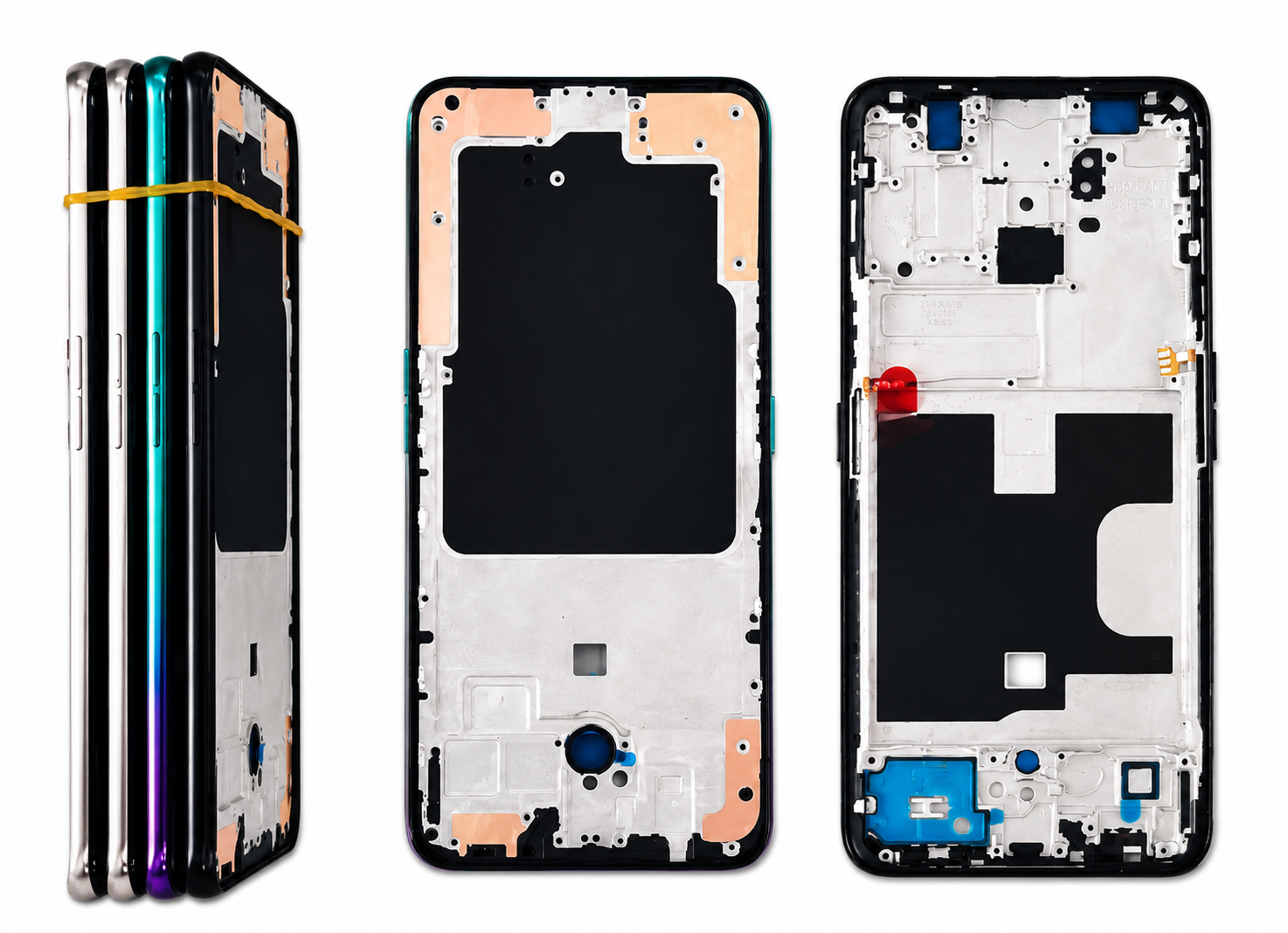 Compatible Replacement for OPPO Reno 2F / 2Z 4G Middle Frame – Black, Blue, Grey & White