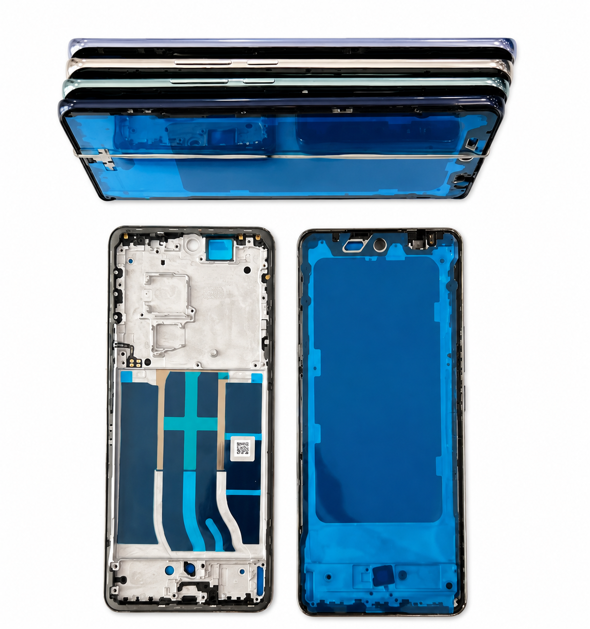 Compatible Replacement for Realme 12 Pro 5G Middle Frame – Black, Green, Gold & Blue