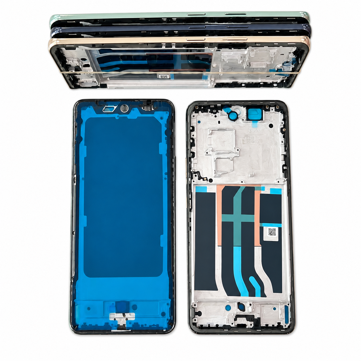 Compatible Replacement for Realme 12 Pro Plus 5G Middle Frame – Black, Gold & Green