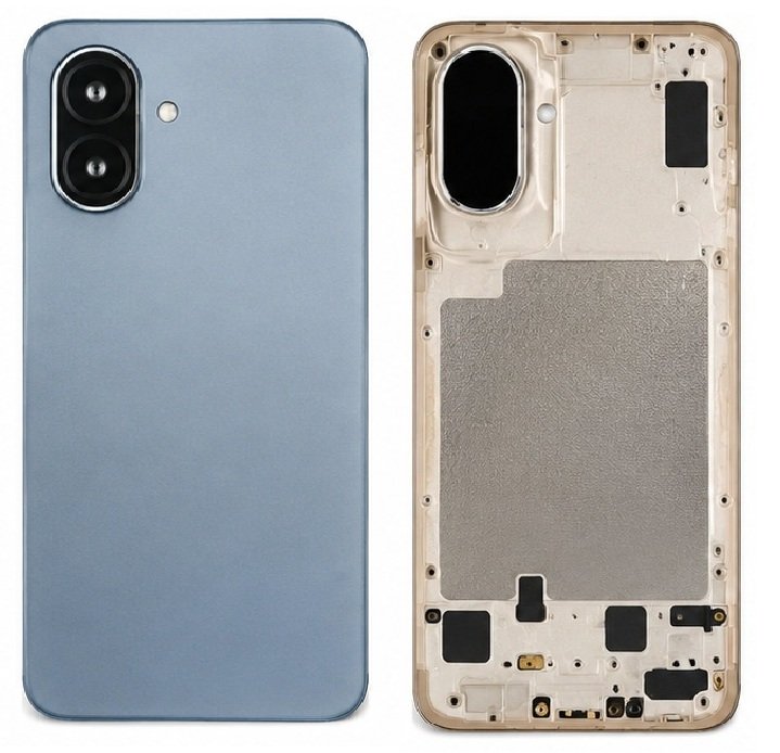 Compatible Replacement for POCO C85X 5G Housing Body – Brown, Black & Grey