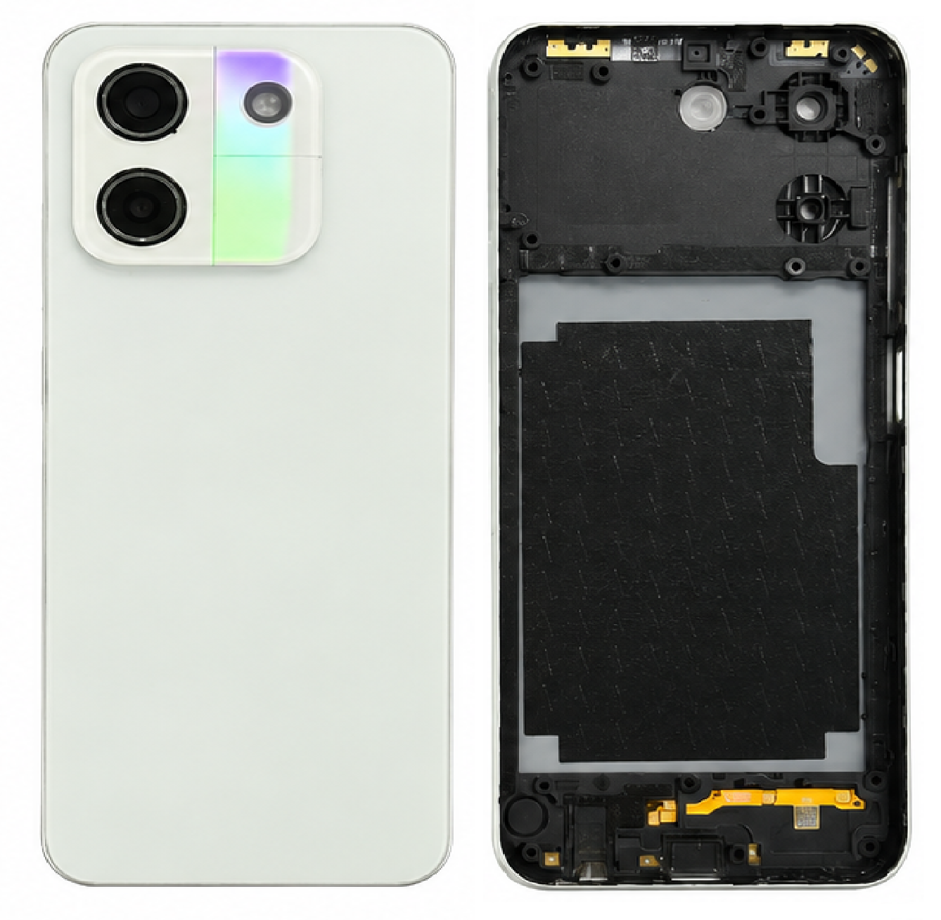 Lava Yuva Star 4G Back Panel Housing Body Replacement – Black, White & Purple