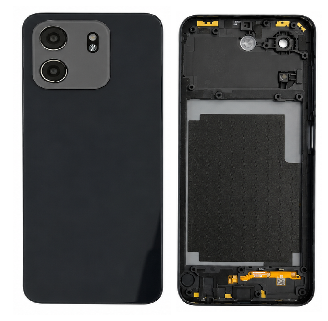 Compatible Replacement Lava Smart 3 4G Back Panel Housing Body Replacement – Black & Gold