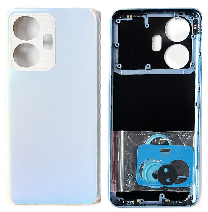 Compatible Replacement Vivo T1 4G Full Housing Body – White, Black & Blue