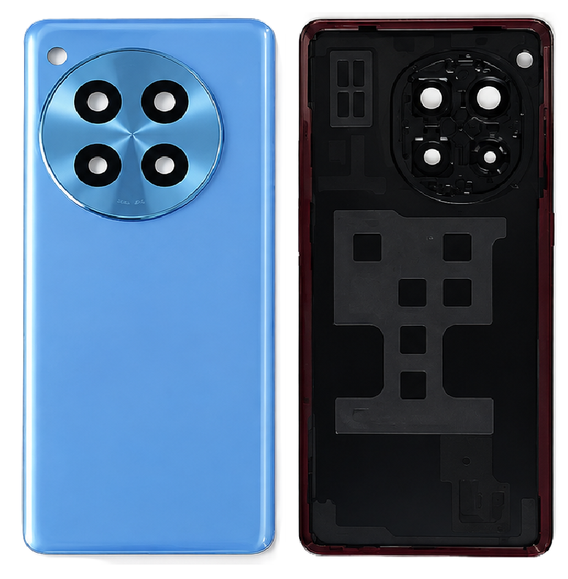Compatible Replacement OnePlus 12R 5G Back Panel – Blue, Black & Brown