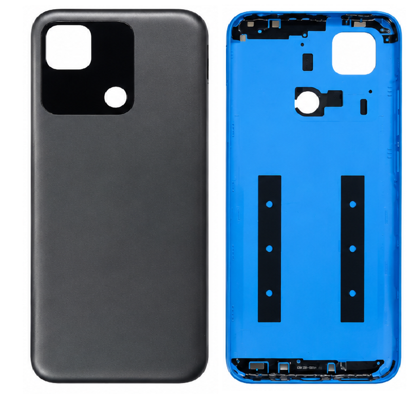 Compatible Replacement for Redmi 10A 4G Back Panel – Black, Blue & Silver