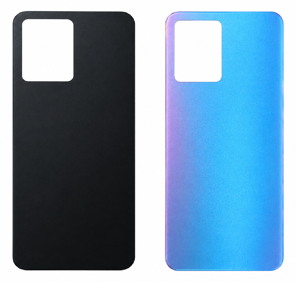 Compatible Replacement for Vivo T1 5G Back Panel – Black & Blue