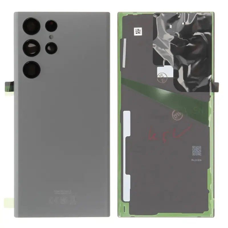 Samsung Galaxy S22 Ultra Back Panel Grey – Matte Finish Original Replacement