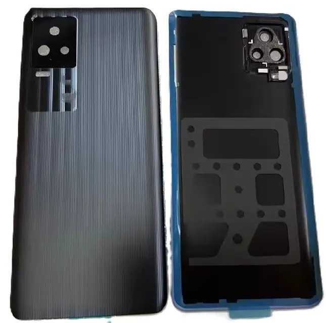 for,iQoo 7 back panel Black