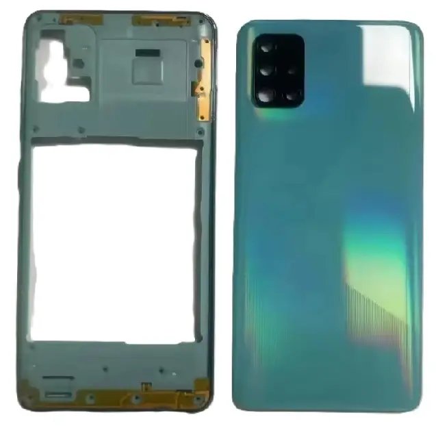 for.Samsung Galaxy A71full body housing Blue