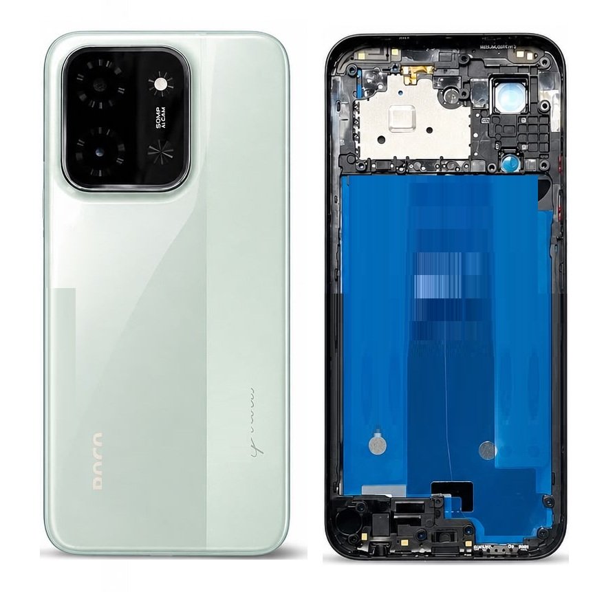 POCO C85 4G Full Body Housing Side Keys – Purple, Grey & Green Color: Green