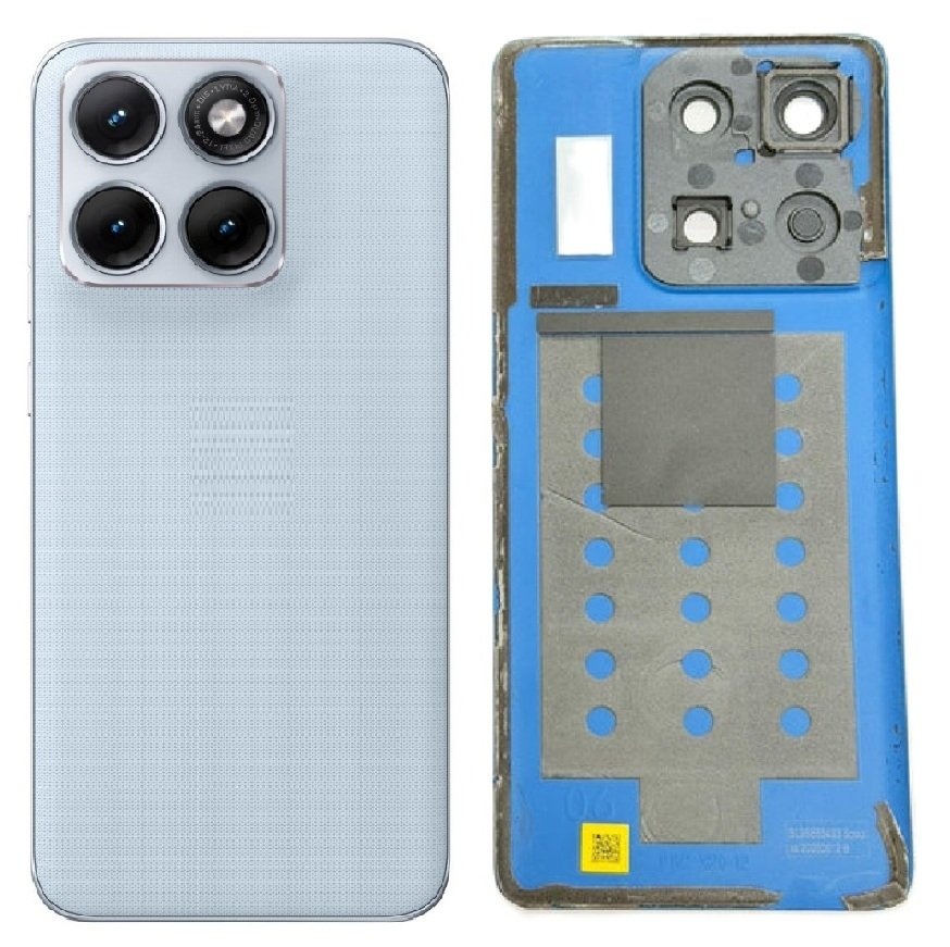 Motorola Edge 70 Fusion Back Panel Battery Cover Replacement – Blue, Purple, Green, Light Green, Black & White Color: WHITE